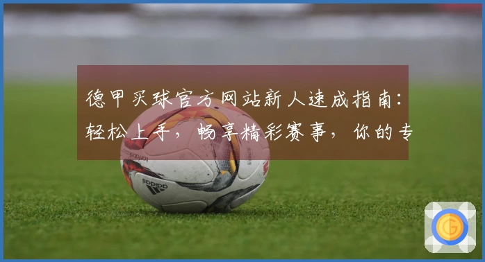 德甲买球官方网站新人速成指南：轻松上手，畅享精彩赛事，你的专属观赛入口。