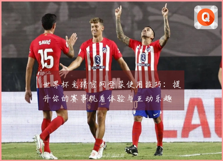 世界杯竞猜官网登录使用技巧：提升你的赛事观看体验与互动乐趣